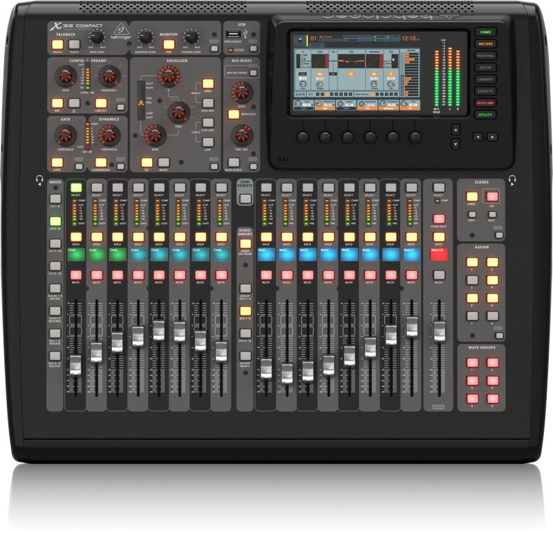 BEHRINGER - X32 COMPACT - konsoleta cyfrowa do zastosowań koncertowych, nagraniowych i studyjnych BEHRINGER - X32 COMPACT - konsoleta cyfrowa do zastosowań koncertowych, nagraniowych i studyjnych