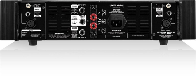 Behringer - Końcówka mocy A500 Behringer - Końcówka mocy A500