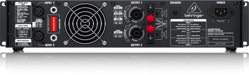 Behringer - Końcówka mocy EP4000 4000W Behringer - Końcówka mocy EP4000 4000W