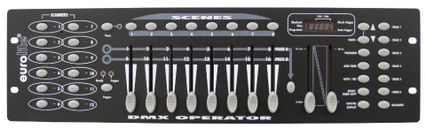 Eurolite DMX OPERATOR 192 kanały sterownik dmx - dystrybutor Eurolite Eurolite DMX OPERATOR 192 kanały sterownik dmx - dystrybutor Eurolite