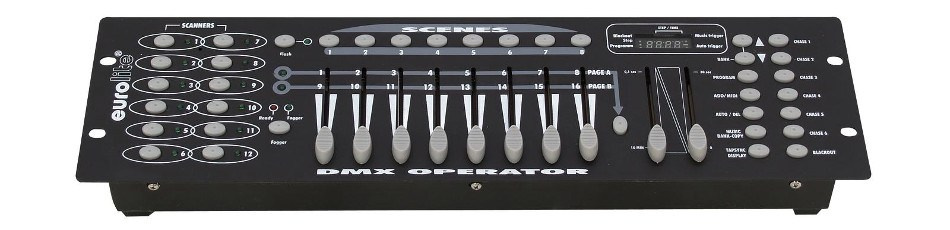 Eurolite DMX OPERATOR 192 kanały sterownik dmx - dystrybutor Eurolite Eurolite DMX OPERATOR 192 kanały sterownik dmx - dystrybutor Eurolite
