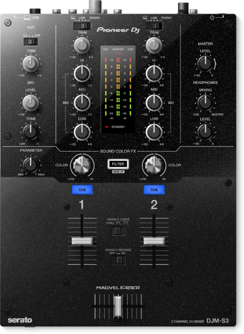 PioneerDJ DJM-S3 2 kanałowy DJ mixer PioneerDJ DJM-S3 2 kanałowy DJ mixer