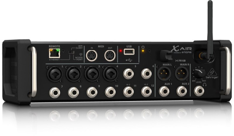 Behringer XR12 - 12-kanałowy mikser cyfrowy rack z routerem WiFi iPad/Android Behringer XR12 - 12-kanałowy mikser cyfrowy rack z routerem WiFi iPad/Android