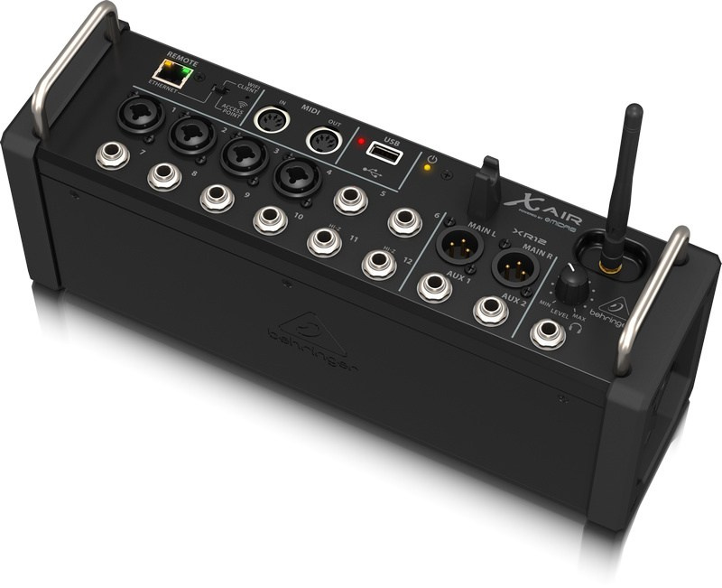 Behringer XR12 - 12-kanałowy mikser cyfrowy rack z routerem WiFi iPad/Android Behringer XR12 - 12-kanałowy mikser cyfrowy rack z routerem WiFi iPad/Android