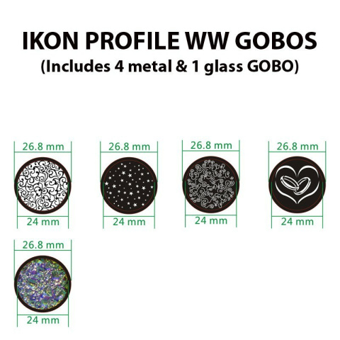 AMERICAN DJ - Projektor gobo Ikon Profile WW Pearl - dystrybutor ADJ AMERICAN DJ - Projektor gobo Ikon Profile WW Pearl - dystrybutor ADJ