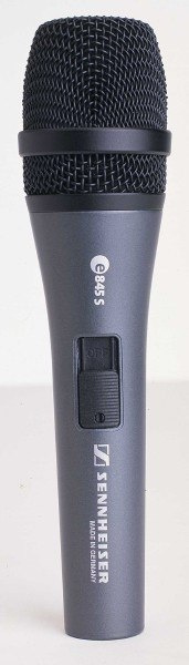 Sennheiser E 845 S mikrofon dynamiczny z wyłącznikiem Sennheiser E 845 S mikrofon dynamiczny z wyłącznikiem