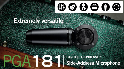 Shure PGA181 XLR pojemnościowy mikrofon instrumentalny Shure PGA181 XLR pojemnościowy mikrofon instrumentalny