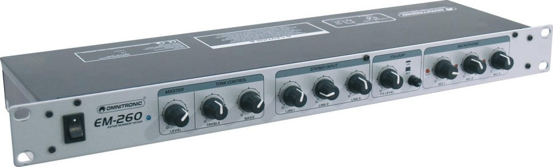 Omnitronic EM-260 - Mikser Omnitronic EM-260 - Mikser