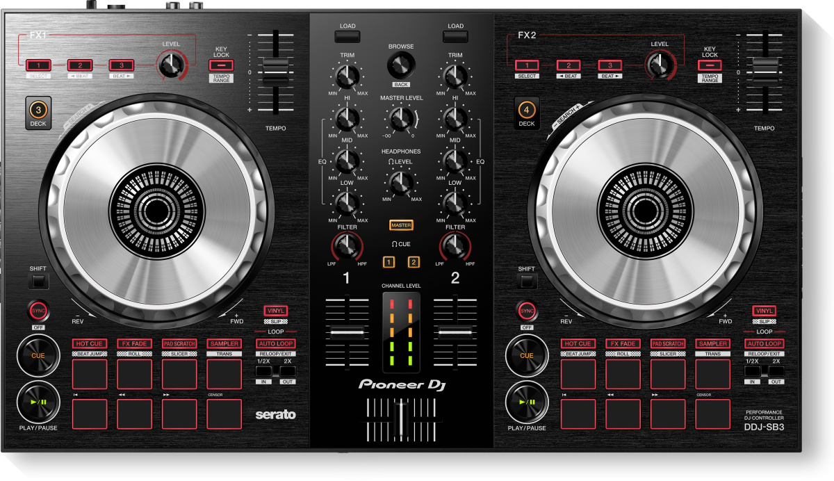 PioneerDJ DDJ-SB3 Kontroler DJ PioneerDJ DDJ-SB3 Kontroler DJ