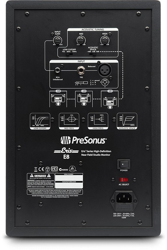 PreSonus Eris E8 - Monitor Aktywny PreSonus Eris E8 - Monitor Aktywny