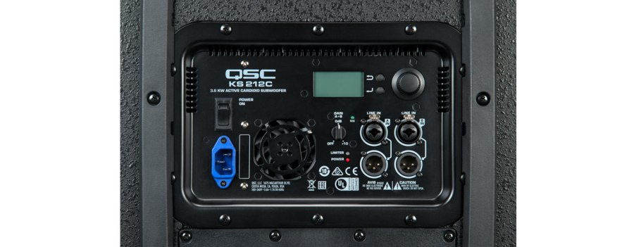 QSC KS212C subwoofer aktywny o mocy 3600W z technologią DSP QSC KS212C subwoofer aktywny o mocy 3600W z technologią DSP