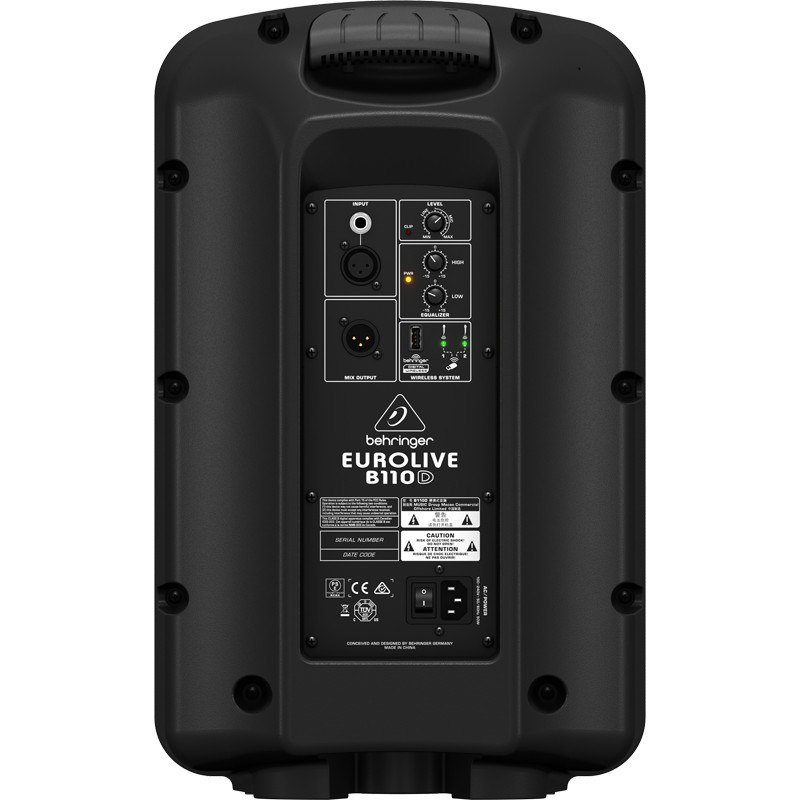 BEHRINGER EUROLIVE B110D - aktywna kolumna głośnikowa 10" z opcją wireless BEHRINGER EUROLIVE B110D - aktywna kolumna głośnikowa 10" z opcją wireless