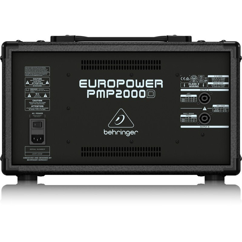 BEHRINGER EUROPOWER PMP2000D - powermikser z procesorem efektów BEHRINGER EUROPOWER PMP2000D - powermikser z procesorem efektów