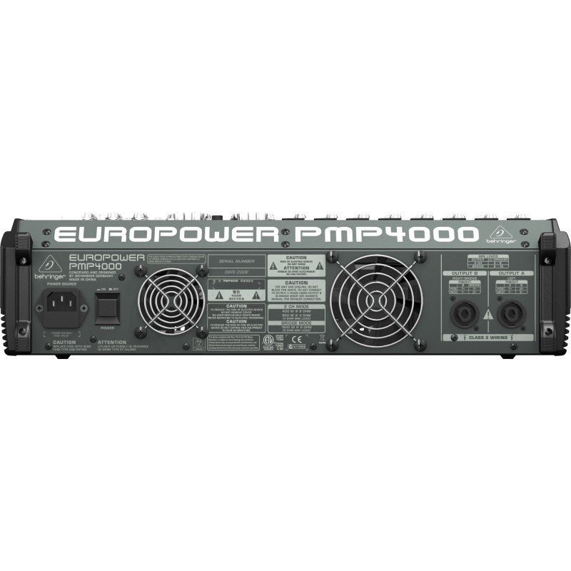 BEHRINGER EUROPOWER PMP4000 - powermikser z procesorem efektów BEHRINGER EUROPOWER PMP4000 - powermikser z procesorem efektów