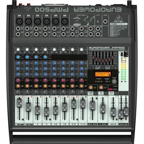 BEHRINGER EUROPOWER PMP500 - powermikser z procesorem efektów BEHRINGER EUROPOWER PMP500 - powermikser z procesorem efektów