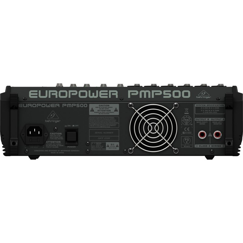 BEHRINGER EUROPOWER PMP500 - powermikser z procesorem efektów BEHRINGER EUROPOWER PMP500 - powermikser z procesorem efektów