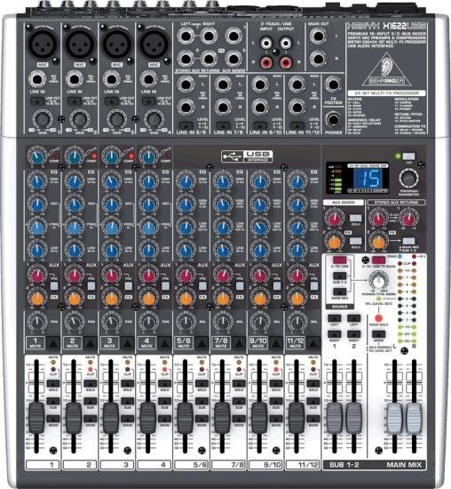Behringer XENYX X1622USB - mikser audio z procesorem efektów i USB Behringer XENYX X1622USB - mikser audio z procesorem efektów i USB