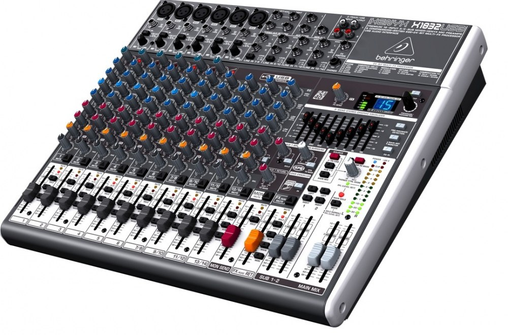 Behringer XENYX X1832USB - mikser audio z procesorem efektów i USB Behringer XENYX X1832USB - mikser audio z procesorem efektów i USB