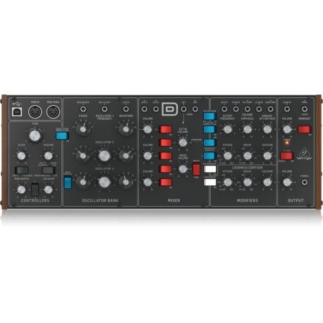Behringer MODEL D - legendarny syntezator analogowy w formacie Eurorack Behringer MODEL D - legendarny syntezator analogowy w formacie Eurorack