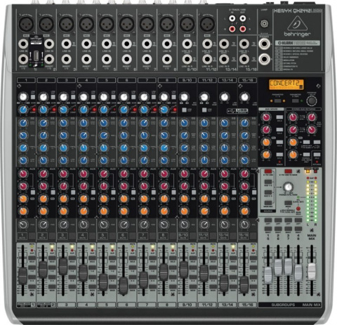 Behringer XENYX QX2222USB - mikser audio z procesorem efektów KLARK TEKNIK i USB Behringer XENYX QX2222USB - mikser audio z procesorem efektów KLARK TEKNIK i USB