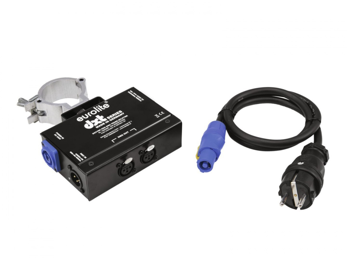 EUROLITE - DXT-TSP 1in/2out PRO DMX Truss Splitter EUROLITE - DXT-TSP 1in/2out PRO DMX Truss Splitter