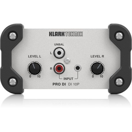 Klark Teknik DI 10P - pasywny di-box stereo in/mono out Klark Teknik DI 10P - pasywny di-box stereo in/mono out