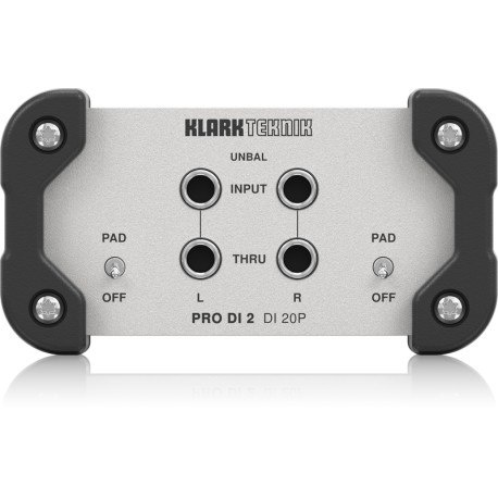 Klark Teknik DI 20P - pasywny di-box stereo in/out Klark Teknik DI 20P - pasywny di-box stereo in/out