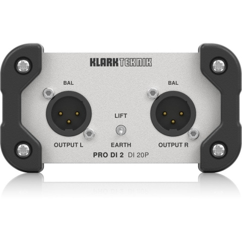 Klark Teknik DI 20P - pasywny di-box stereo in/out Klark Teknik DI 20P - pasywny di-box stereo in/out