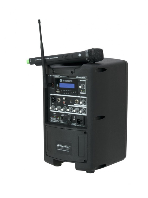 OMNITRONIC WAMS-08BT akumulatorowa kolumna z mikrofonem OMNITRONIC WAMS-08BT akumulatorowa kolumna z mikrofonem